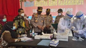 Kapolda Sumsel Tinjau Pos Penyekatan Watas