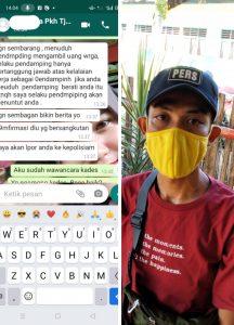 Pendamping PKH Ancam Laporkan Wartawan Radar Silampari