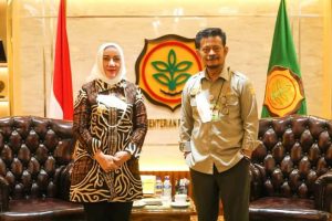 Kepada Menteri Pertanian, Bupati Hj Ratna Machmud Sampaikan Harapan Masyarakat Musi Rawas 