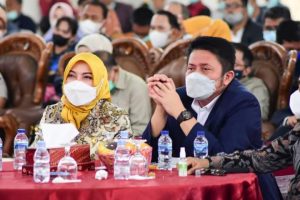Bupati Hadiri Peringatan HUT ke-75 PWI/HPN XLVII Tahun 2021 Sumatera Selatan di Kabupaten Banyuasin
