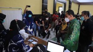 Wako Kota Lubuklinggau Tinjau Lokasi Vaksinasi Massal