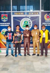 Febrio Fadilah PTMSI Lubuklinggau di Kunjungi Ketua KONI Bambang Rubianto