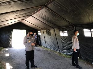 Polres Mura Sediakan Tenda Antisipasi Covid