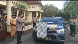 Polres Musi Rawas Lepas 1,2 Ton Beras Untuk Masyarakat Terdampak Covid