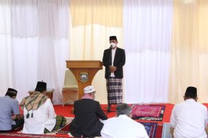 PLH Bupati Oku Sholat Ied Bersama Forkompinda