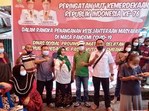 PPPKP Palembang Terima Bantuan Beras Gubernur Sumsel