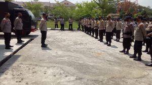 Lima Puluh Personel Brimob Polda Sumsel Tiba Di Mako Polres Oku