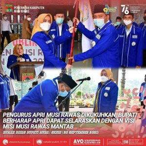 Bupati Musi Rawas Lantik Kepengurusan Assosiasi Penghulu Republik Indonesia (APRI)