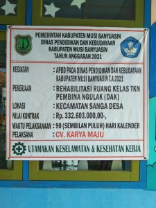 Kualitas Proyek TKN Pembina Ngulak Jadi Pertanyaan Masyarakat
