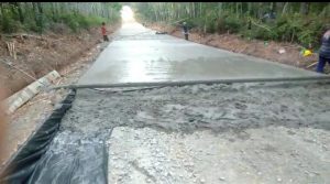 Pembangunan Jalan Cor Beton B4 Menuju B5 Diduga Menyalahi Prosedur