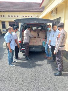 Samapta Polres Musi Rawas Berhasil Amankan Sabun Cuci Tak Label