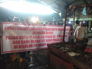 PPPKP dan Pedagang Pasar Kuto Minta Pasar Kuto Tidak Dikelola Pihak Ketiga