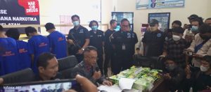 BNNP Sumsel Amankan Sabu 15 kg di Tol Palembang-Lampung