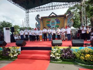 Herman Deru Puji Harnojoyo Memperindah Taman Sekanak Sungai Lambidaro
