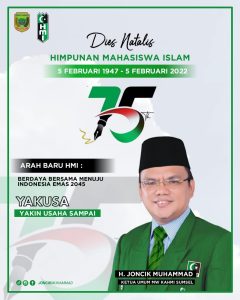 JM; HMI tetap Memberikan kontribusi Kepada NKRI