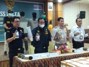 183.700 Benih Lobster di Gagalkan Bea Cukai Palembang dan Tim Satgas BBL Polda Sumsel