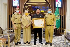 17 Kades dan Operator di Sandes ikuti Pelatihan Siskeudes, dan E-CMS Banking BSB