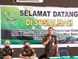 Kejari Muba Sosialisasi Pengelolaan Dana Bos