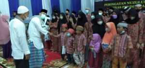 Zulinto Sumbang Sembako Uang Untuk Yatim Piatu dan Pengurus Panti Asuhan