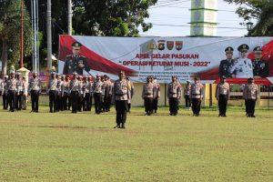 Wakapolres Mura Pimpin Gelaran Operasi Ketupat Musi Tahun 2022