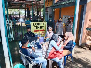 Setali Tiga Uang Wakapolres Mura Cek Pos PAM Dan Sasar Vaksinasi Tempat Wisata