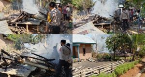 Ditinggal Ke Kebun, Rumah Nenek 75 Tahun Ludes Terbakar