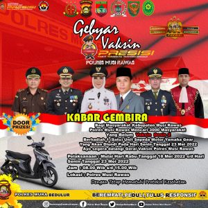 Lakukan Vaksin Kedua Di Polres Mura Sekarang Berhadiah Motor