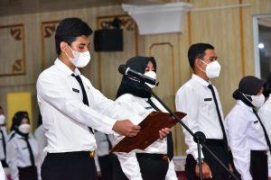 Sebelum Dilantik Bupati Musi Rawas, CPNS dan PPPK Ikrarkan Fakta Integritas