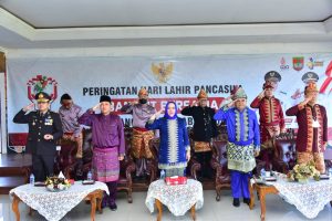 Didampingi Bupati Musi Rawas Kapolres Mura Ikuti Upacara Peringatan Hari Lahir Pancasila