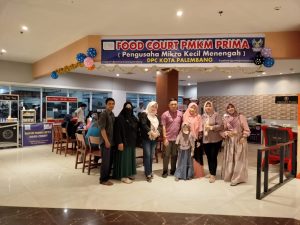 PMKM DPC Kota Palembang Buka Kedai Bagi Hasil Yang Kerjasama Mall Transmart Palembang