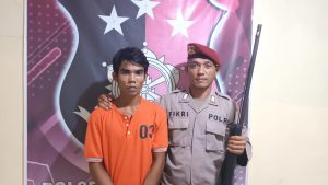 Simpan Senpi Rakitan Pemuda Simpang Gegas Digelandang ke Mapolres Mura