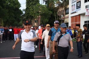 HUT RI ke-77 Walikota Lubuklinggau Buka Gerak Jalan Antar Instansi