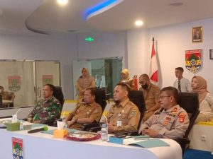 Pejabat Pemkot Ikuti Vidcon Pengendalian Inflasi Daerah
