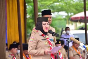 Menghadiri HUT Pramuka ke 61, Bupati Musi Rawas, Pramuka Pencipta Karakter Bangsa 
