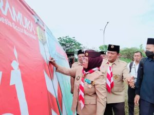 Wabup Mura Hadiri Peringatan Pramuka ke-61