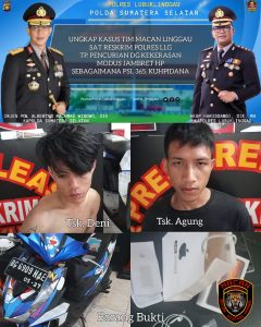 Jambret iPhone Agung Dan Deni Jadi Tersangka 