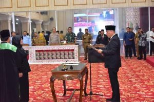 Ketua DPRD Musi Rawas Hadiri Pelantikan Sri Sunarsi Anggota Dewan PAW Dari Partai PKS 