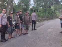 Kapolsek Lintang Kanan Bubarkan Balap Liar di Empat Lawang